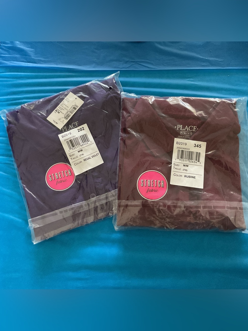 The Children's Place Stretch Tops - Regal Violet & Rubine - BRAND NEW